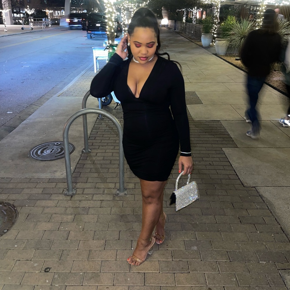 Black Midi Dress